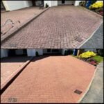 Driveway Cleaning before and after Dolgellau LL40 North Wales by NW Exteriors